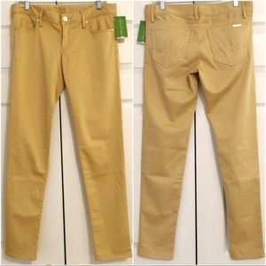 NWT Lilly Pulitzer Skinny Worth Pants in Sandbar